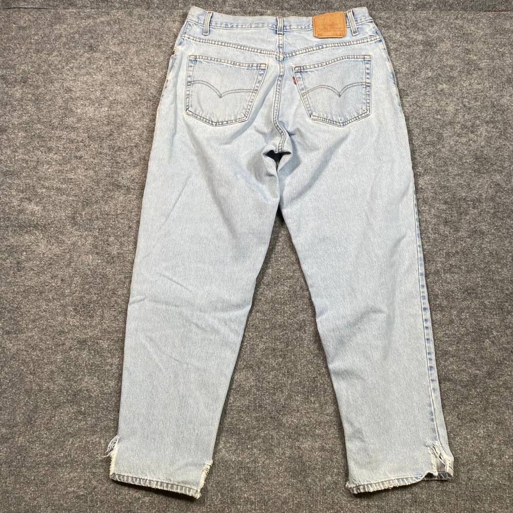 Vintage Levis 560 Loose Fit Tapered Leg Jeans Light Wash‎ Blue 38x32 Mens